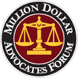 Million Dollar Advocates Forum member badge